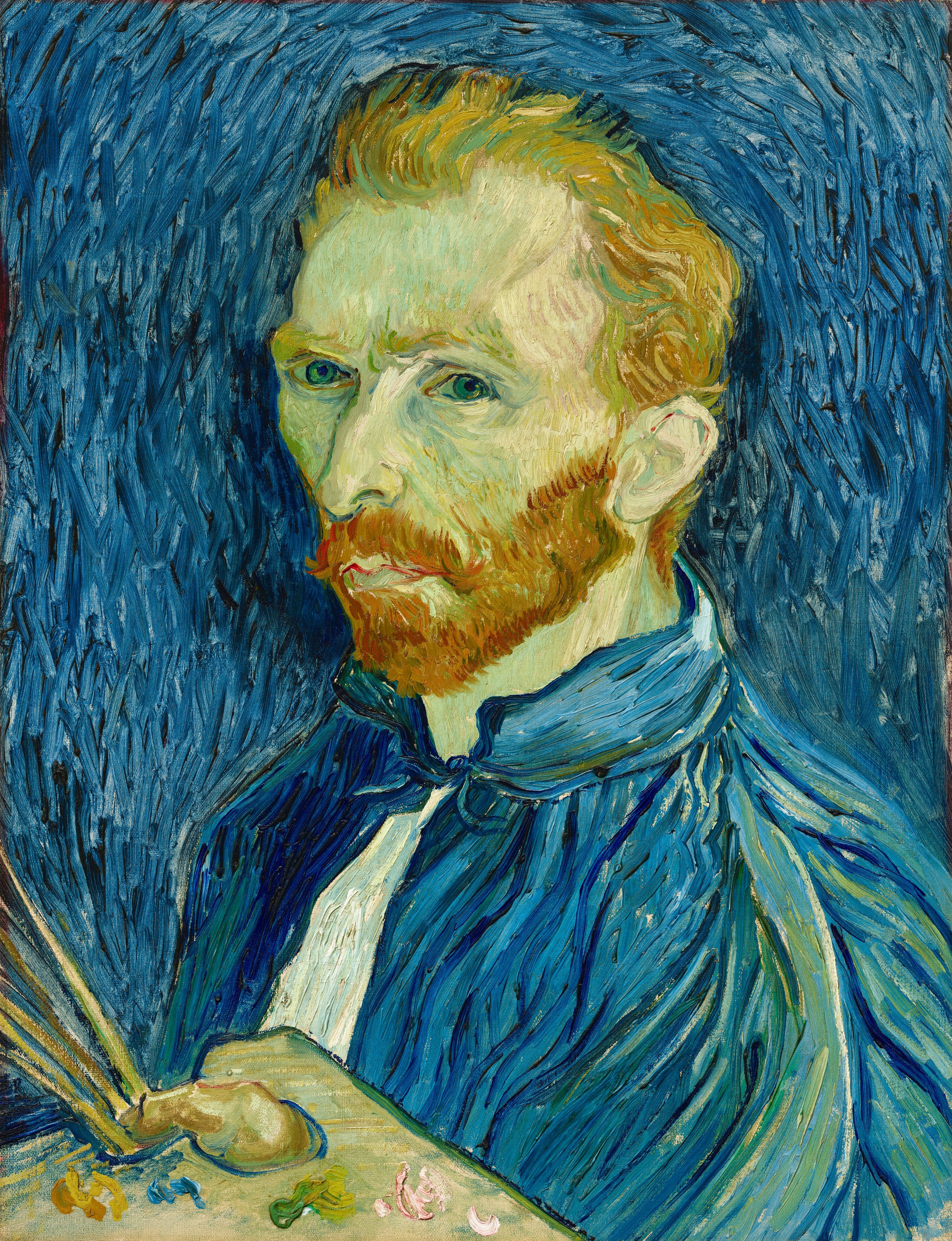 Self portrait of Vincent Van Gogh